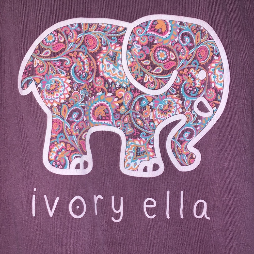 Brand new purple ivory ella long sleeve shirt size medium